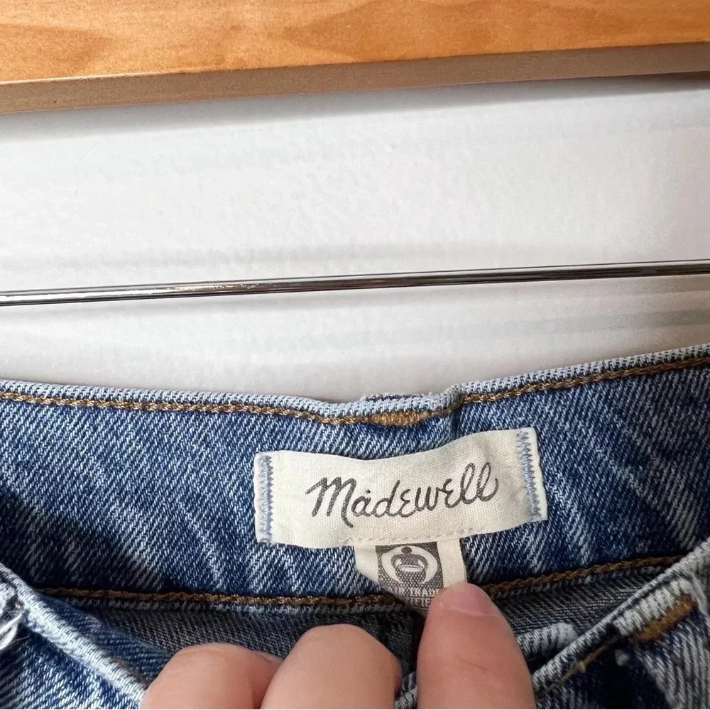 Madewell The Perfect Jean Short in Balsam Wash